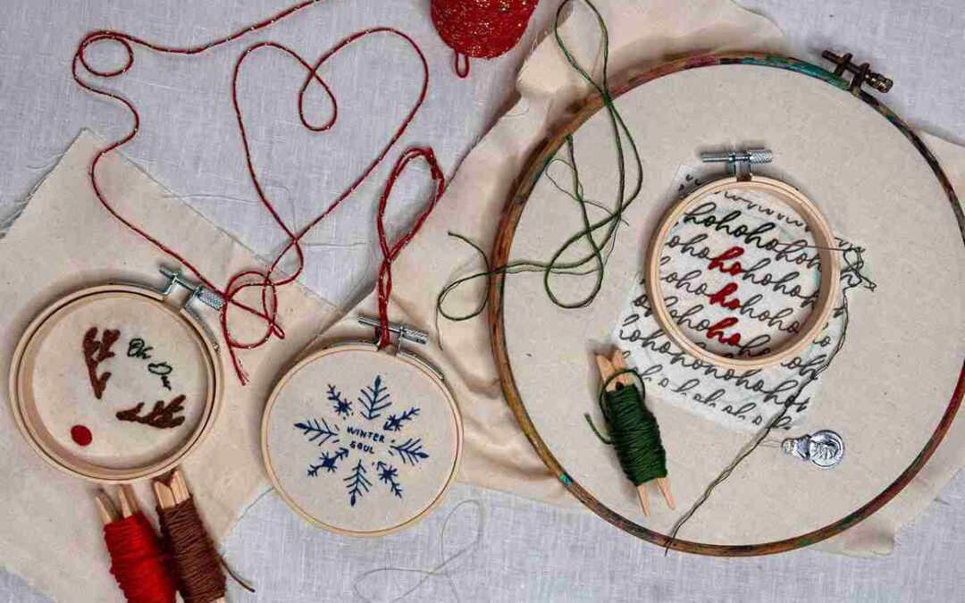 X-Mas Mini-Hoop – Stickworkshop