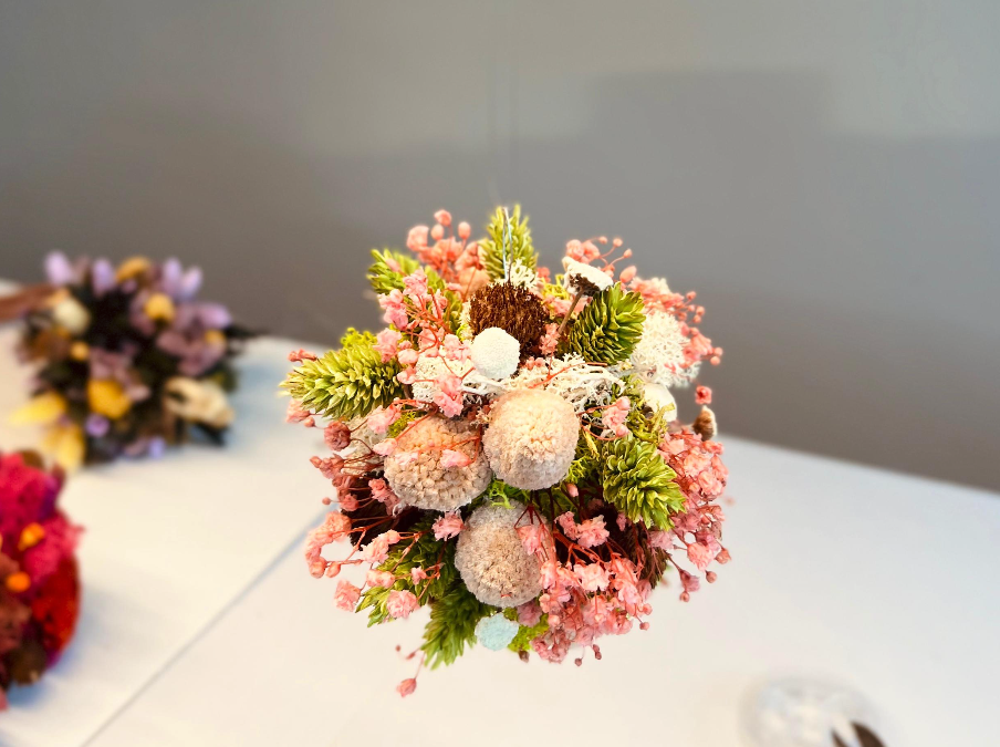 Flower Balls – Trockenblumen Workshop